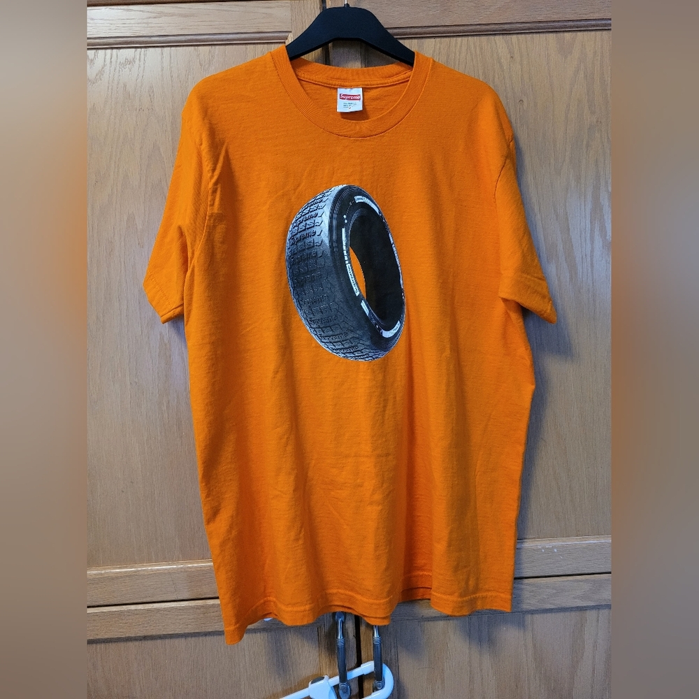 Supreme Tire Tee Orange